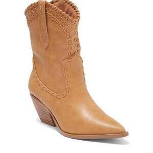 NEW BILLINI women's cazey pointed-toe slip-on ankle booties in brown